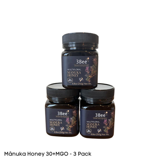 3pack Multifloral Mānuka Honey  30+ MGO 8.8oz (7974681936166)